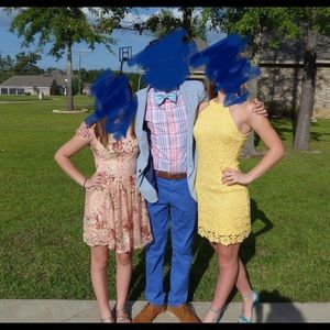 Long sleeve boys button down shirt 💗💙